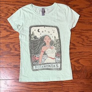 Next Level Apparel Pocahontas Graphic Tee - Light Green